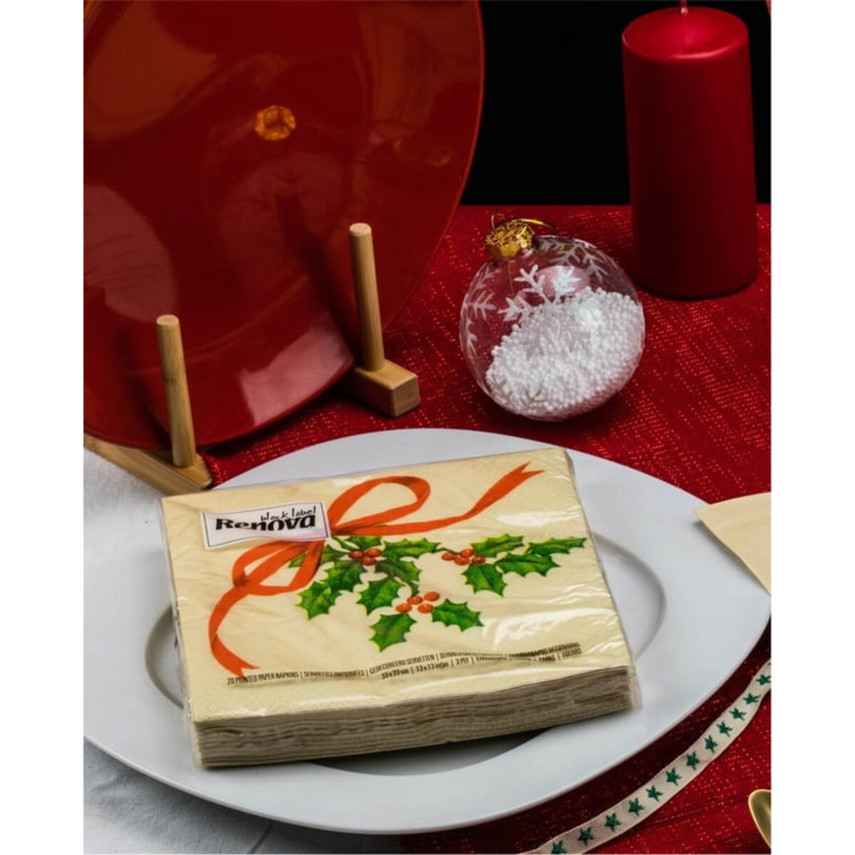 Serwetki Renova Xmas Ribbon 20szt