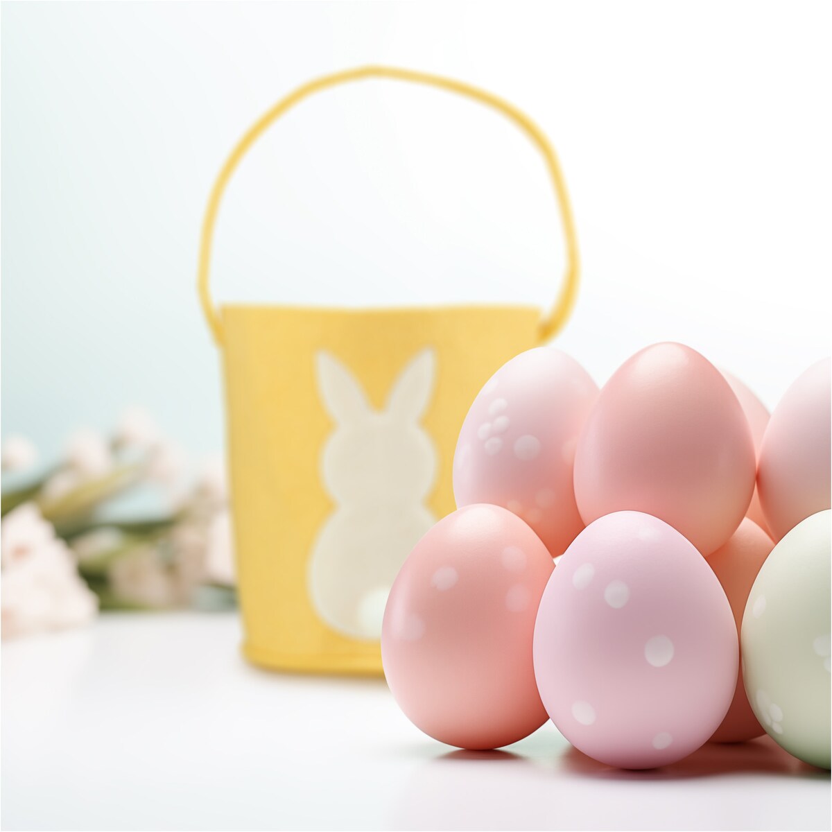 Koszyk Koszyczek Filcowy Wielkanocny Na Jajka Pisanki Dekoracja Ozdoba Z Zajączkiem Pomarańczowy