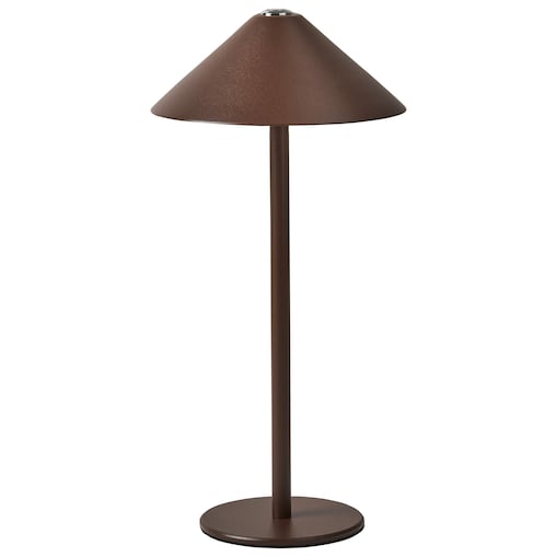 Bezprzewodowa lampa stołowa LED FRANCOLI Ze ściemniaczem Metal Brązowy