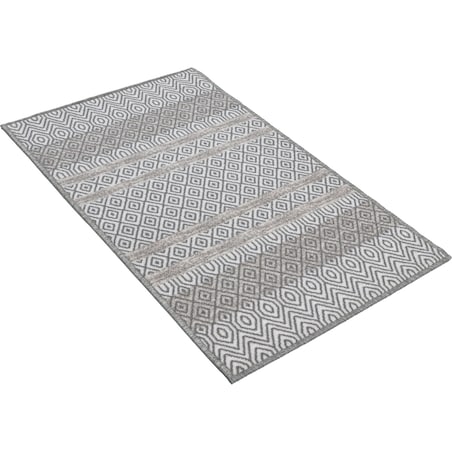 Chodnik Antypoślizgowy Vita 60x100 cm Geometryczny Szary