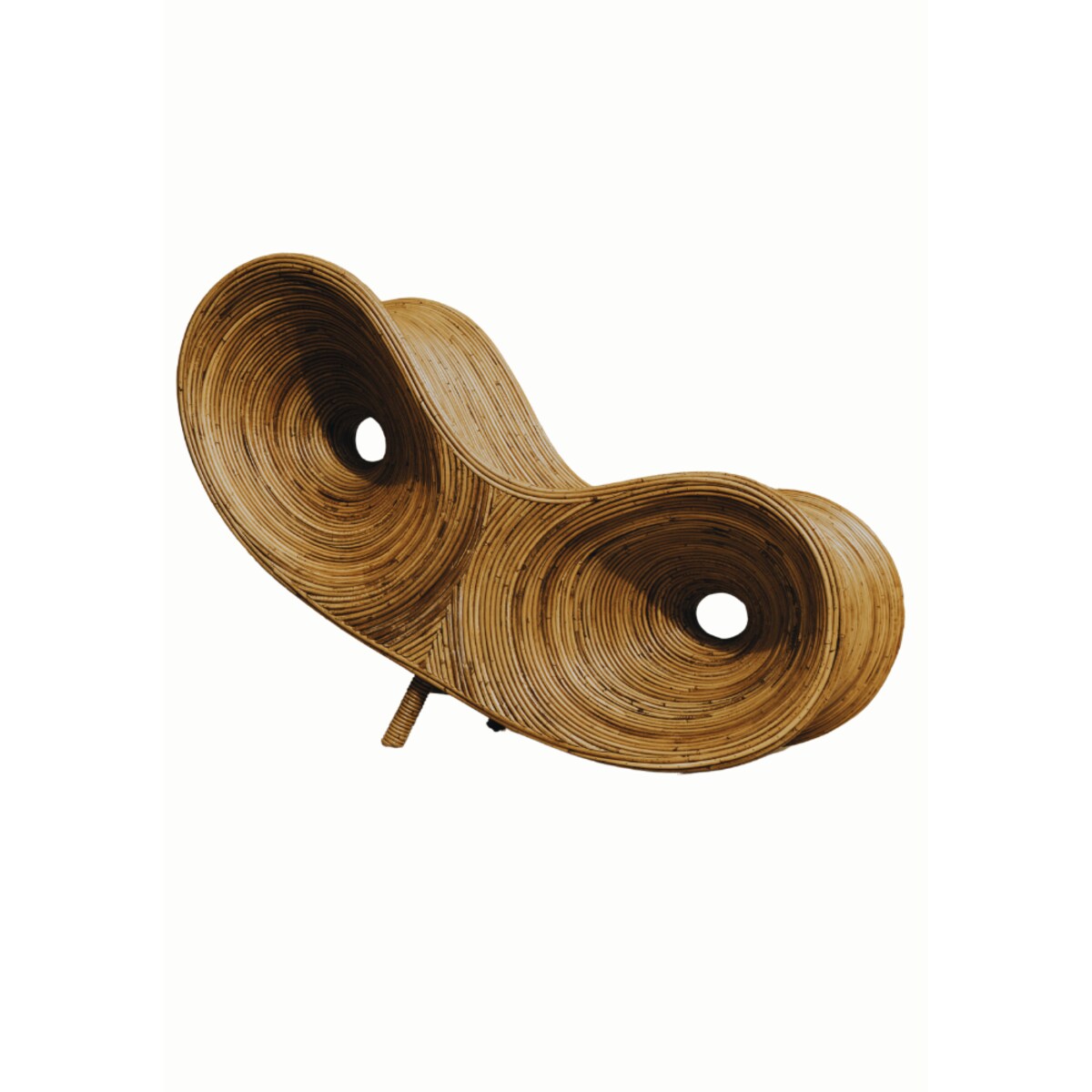 LEŻAK RATTANOWY ROBIN CIEMNY