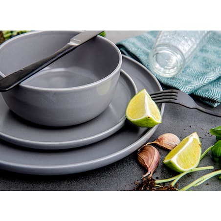 KONSIMO VICTO Zestaw misek dla 6 osób (6 elementów) szary