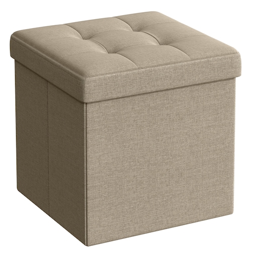 Pufa Siedzisko do sypialni pokoju przedpokoju Brązowa