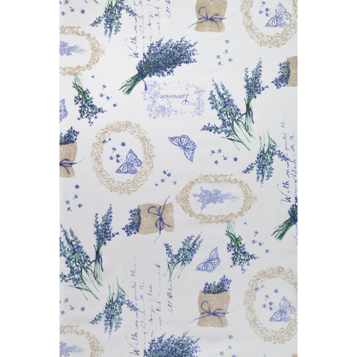 Obrus Lavender okrągły - Średnica ok. ⌀ 210 cm - idealny dla 8 osób