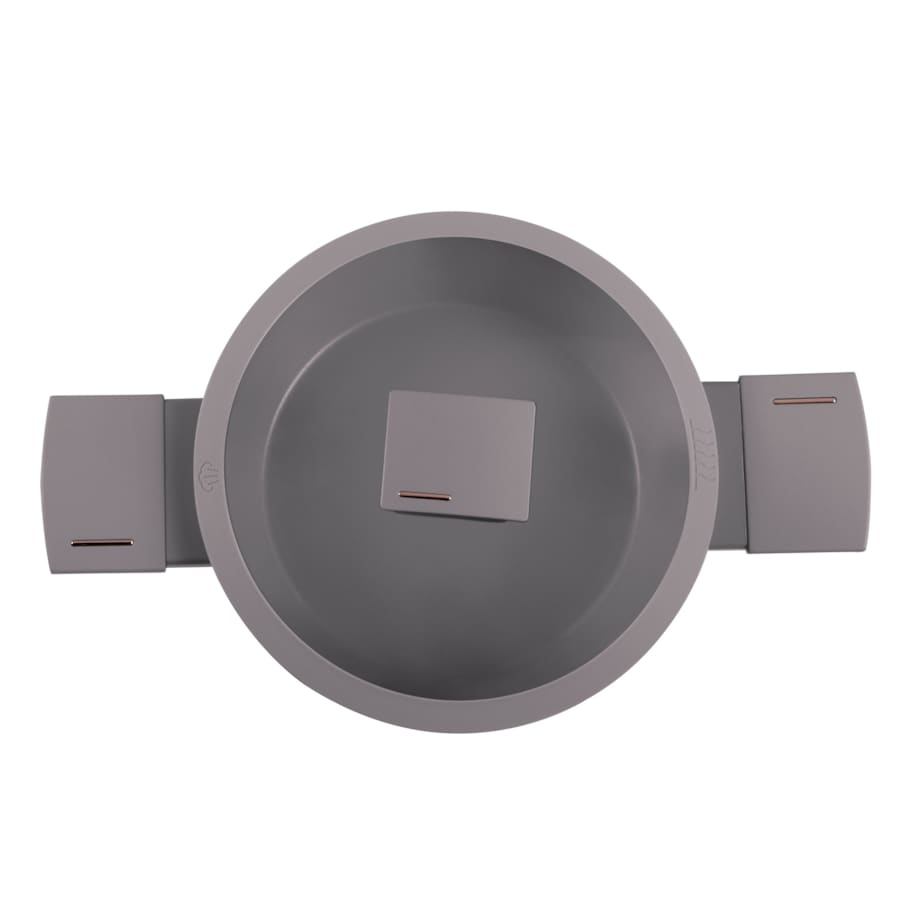 Garnek z pokrywką 20cm Taupe BerlingerHaus BH-8100