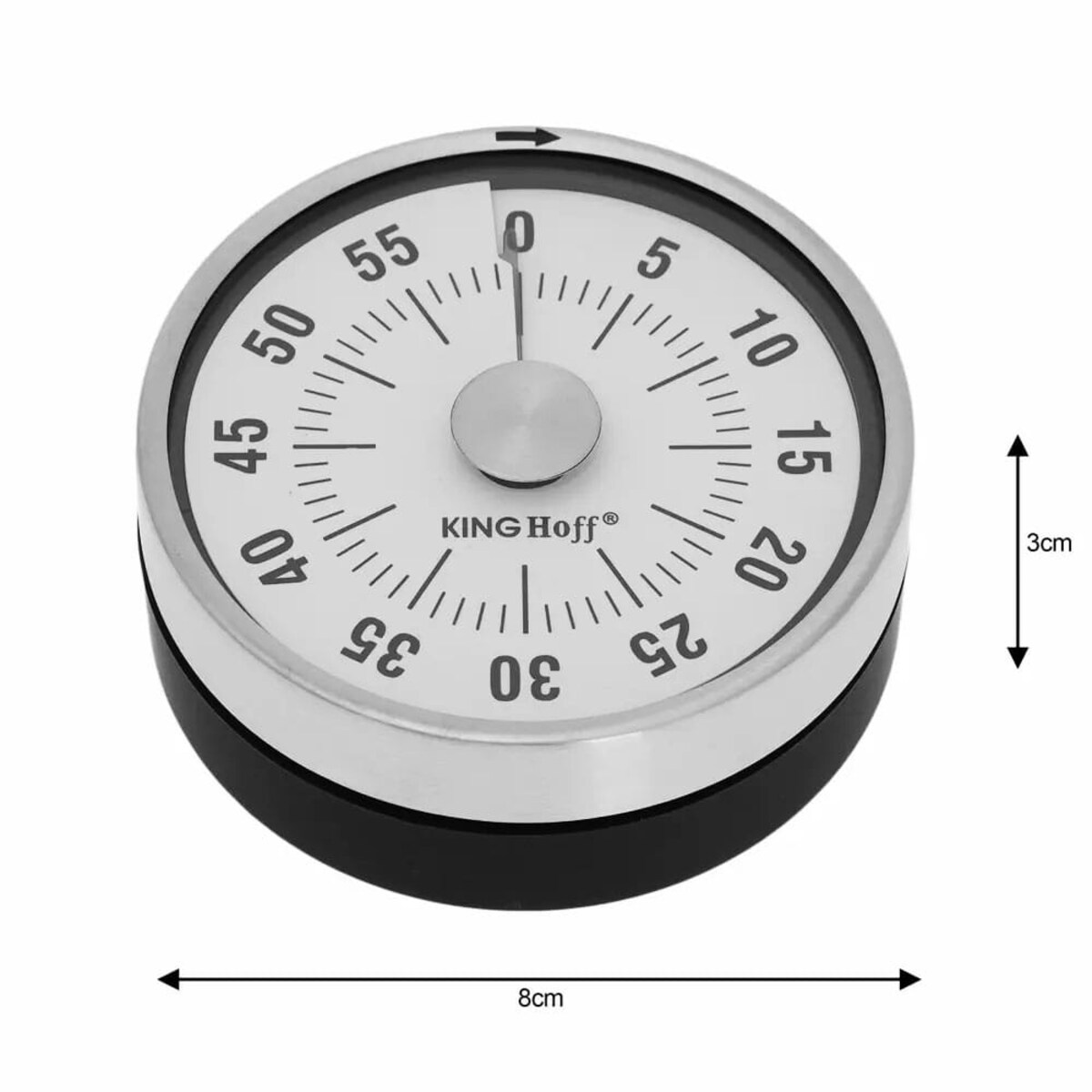 Minutnik kuchenny na magnes 2 kolory KINGHOFF