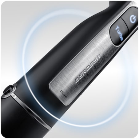 Blender ręczny 1500W czarny Berdsen tytanowe ostrza wielofunkcyjny 5w1