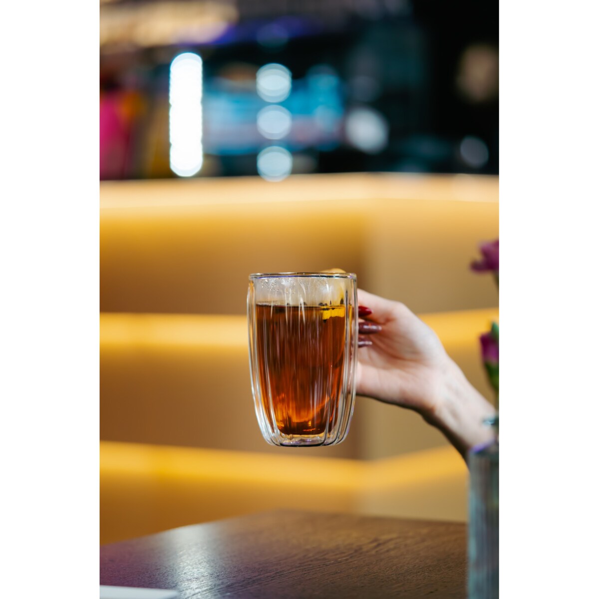 Komplet 2 szklanek wysokich z uchem Tulip 350 ml 8975