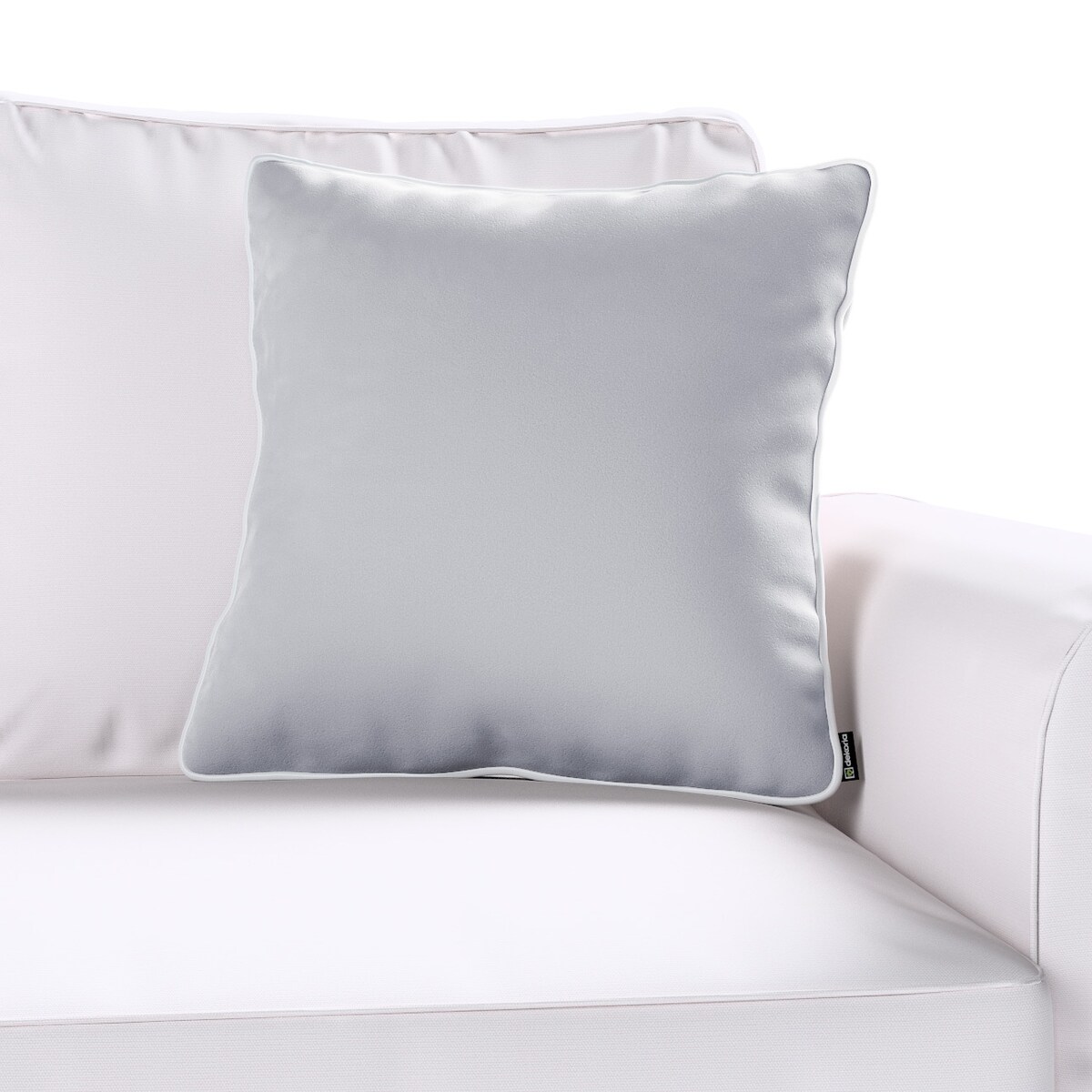 Poszewka Laura na poduszkę 60x60 srebrzysty szary