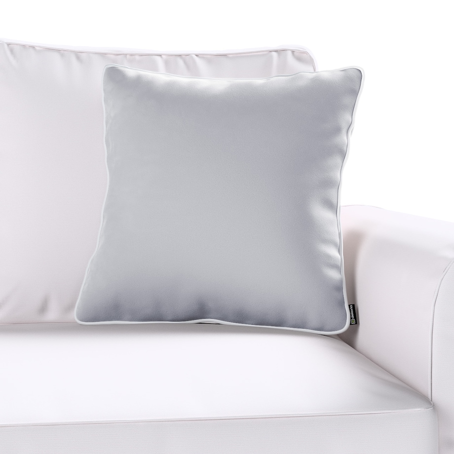 Poszewka Laura na poduszkę 60x60 srebrzysty szary