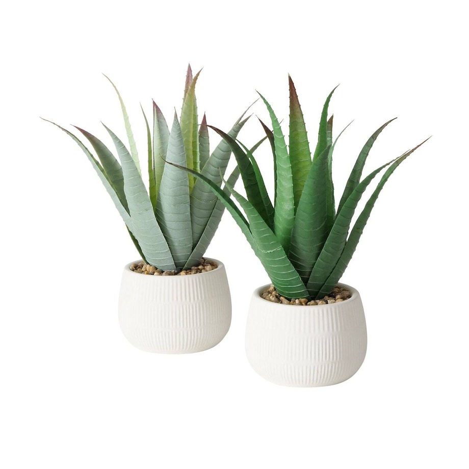 Sztuczna roślina aloes w donicze MONDRAGO, 29 cm