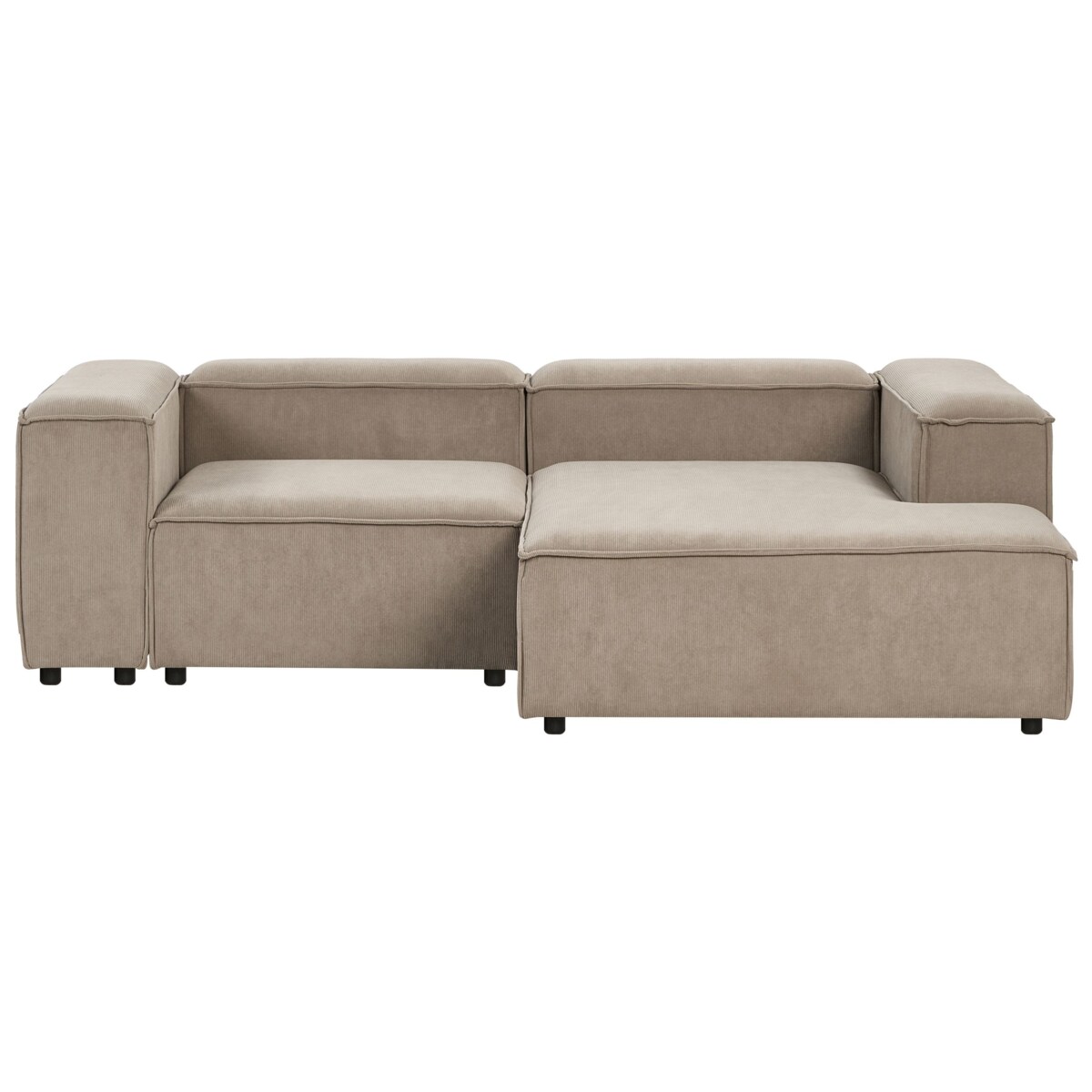 Sofa narożna z otomaną ARDAL Beżowoszary