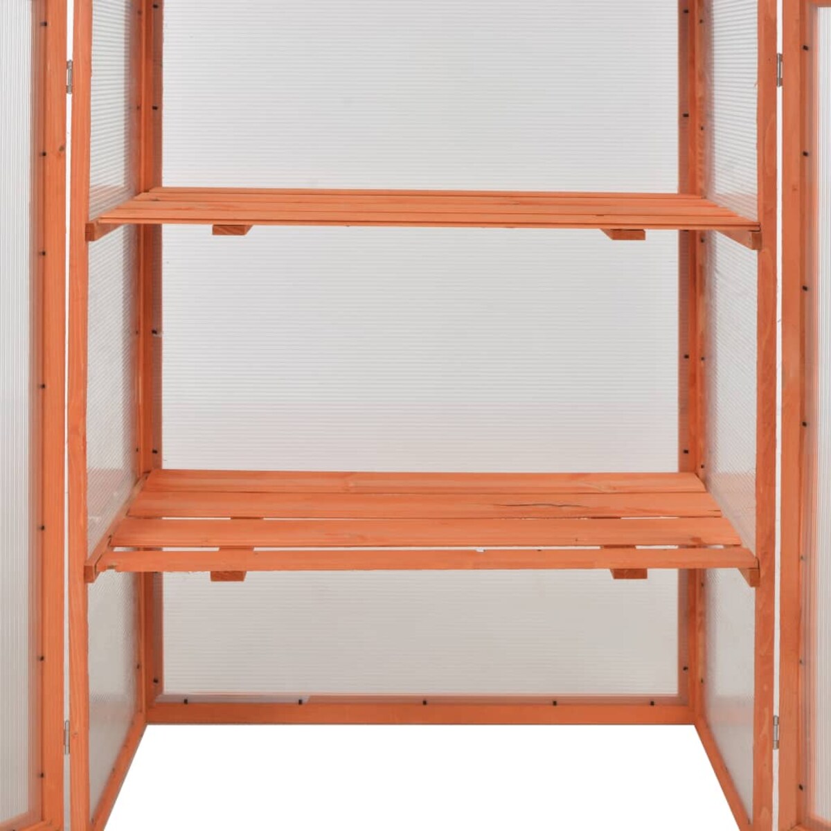 vidaXL Szafka na rośliny, szklarnia, drewniana, 75 x 47 x 109 cm