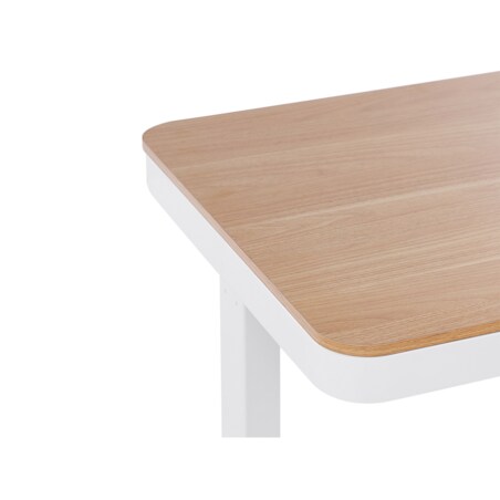 Biurko regulowane Elektryczny 120 x 60 cm Jasne drewno KENLY