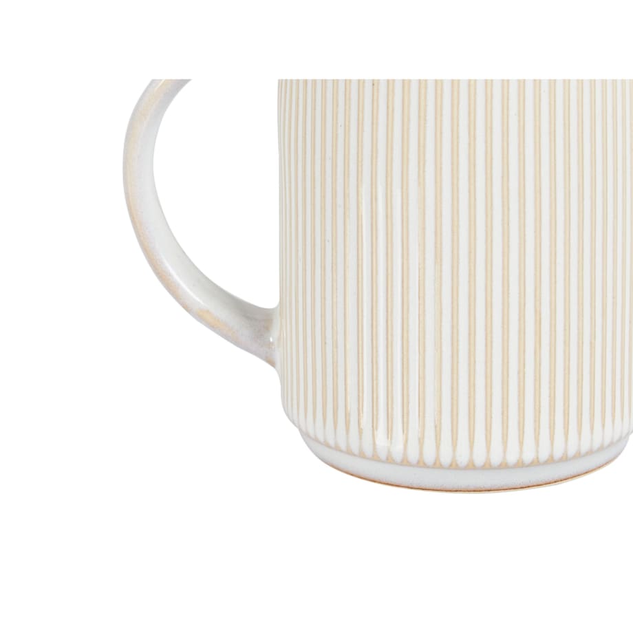 Zestaw 4 kubków MUGWORT Kamionka Jasnobeżowy