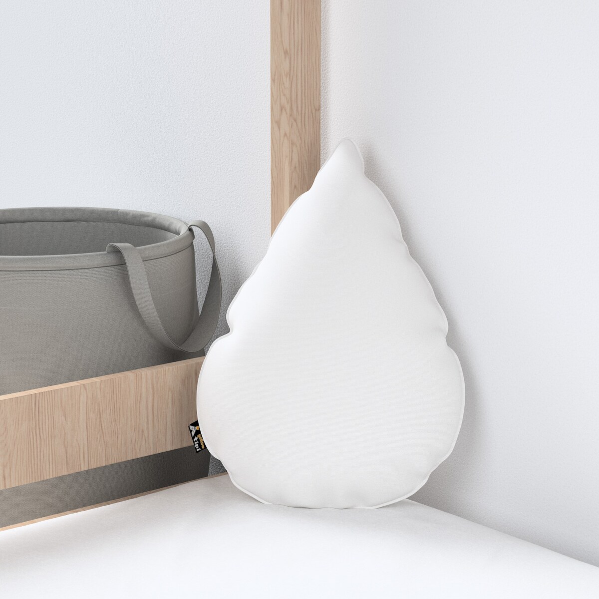 Poduszka Sweet Drop, biały, 55x15x35cm, Happiness