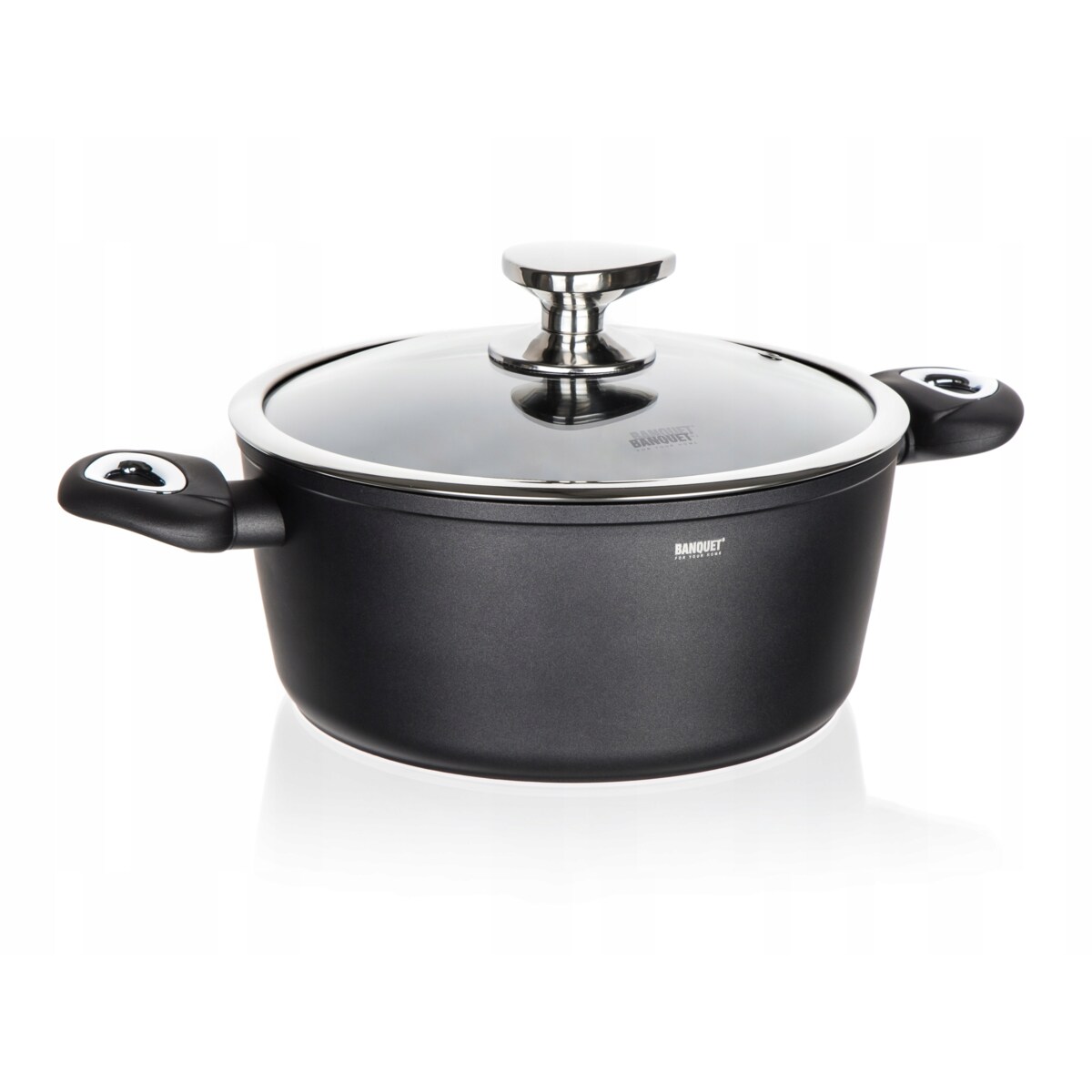 GARNEK aluminiowy 4,2 L do gotowania obiadu zupa jedzenia kuchenny pudełko