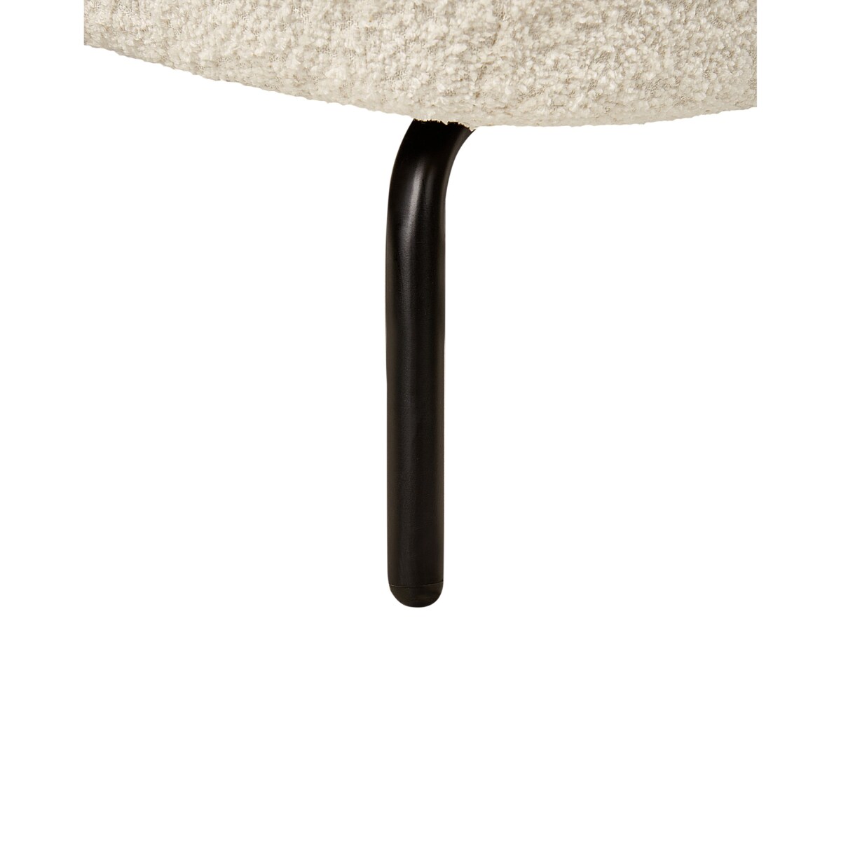 Fotel Boucle Złamana biel KUMLA