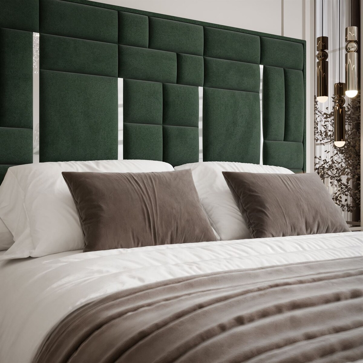 Łóżko tapicerowane BRIGITTE SILVER, pojemnik na pościel, s34, 140x200, Element 12