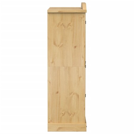 vidaXL Szafa Corona, 151,5x52x170 cm, lite drewno sosnowe