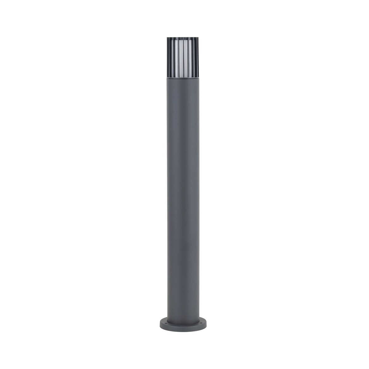 Lampa zewnętrzna słupek ogrodowy TK Lighting RIBO GRAY IP54 E27 80 cm aluminiowa szaro-biała do ogrodu i na podjazd