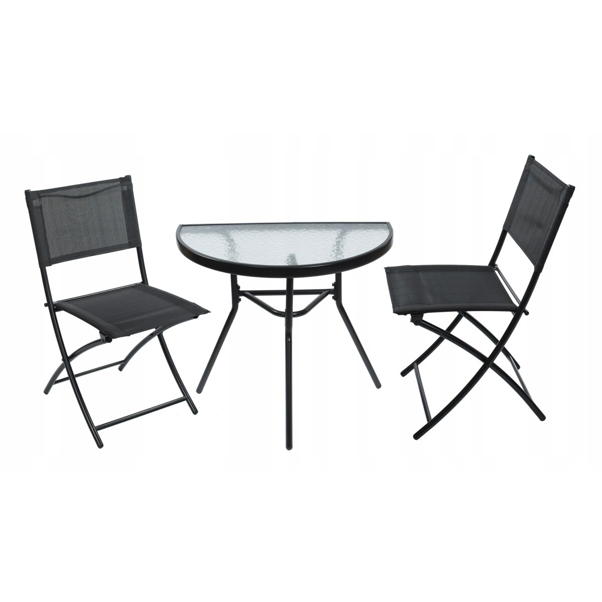 Meble na Balkon Ogród Taras Komplet STÓŁ 2 KRZESŁA