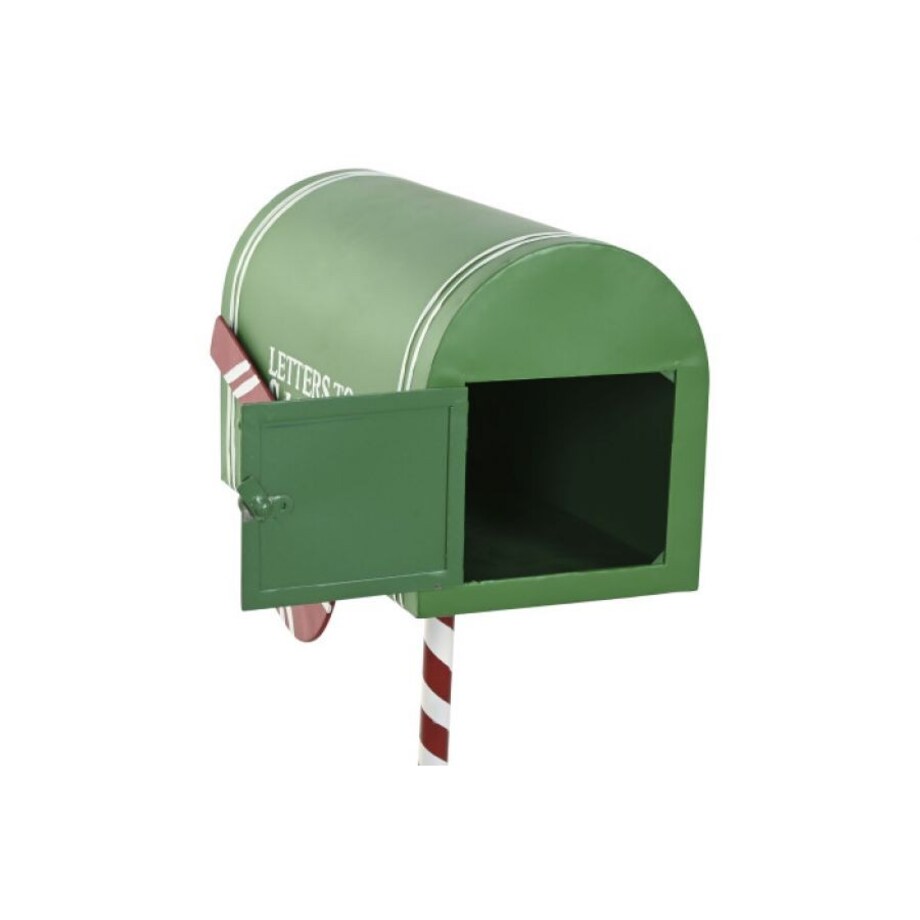 Skrzynka na listy świąteczna 92,5x38,5x20,5 cm ZIELONA