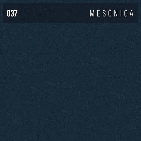 Sofa 2-osobowa Musso - ciemnogranatowa z pikowanym siedziskiem