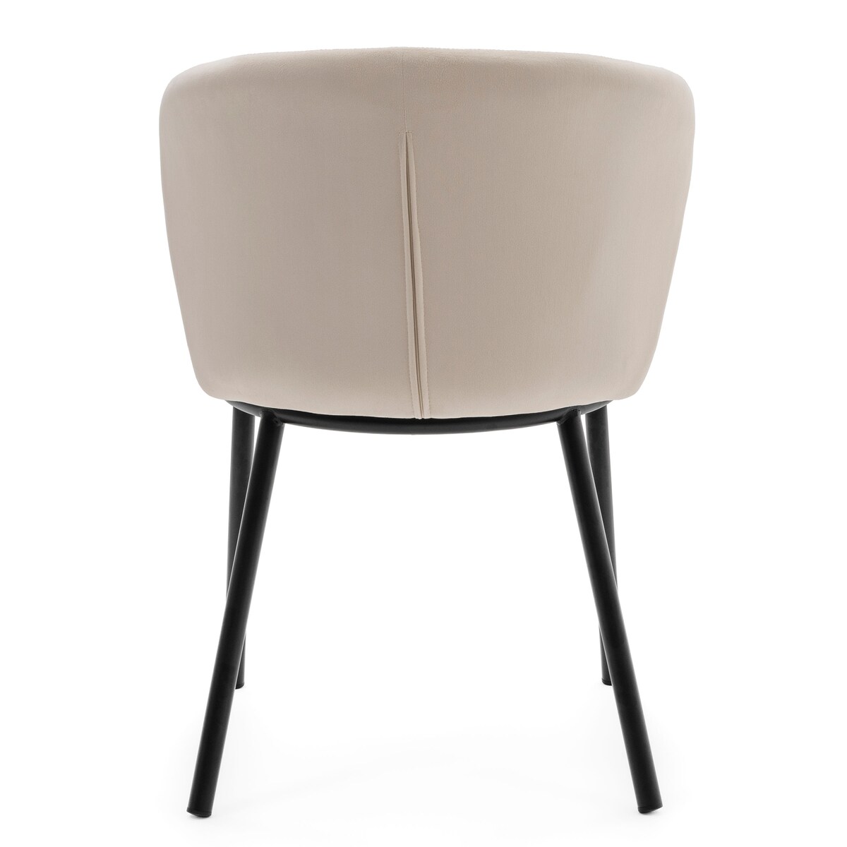 KRZESŁO TAPICEROWANE WELUROWE DO SALONU JADALNI GLAMOUR BEŻOWE BARI