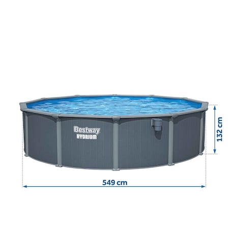 Basen stelażowy Hydrium 549x132 Bestway całoroczny 561CS zestaw