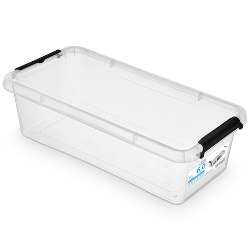 Pojemnik Plastikowy Pudełko Z Pokrywą Do Przechowywania Box Organizer 6L