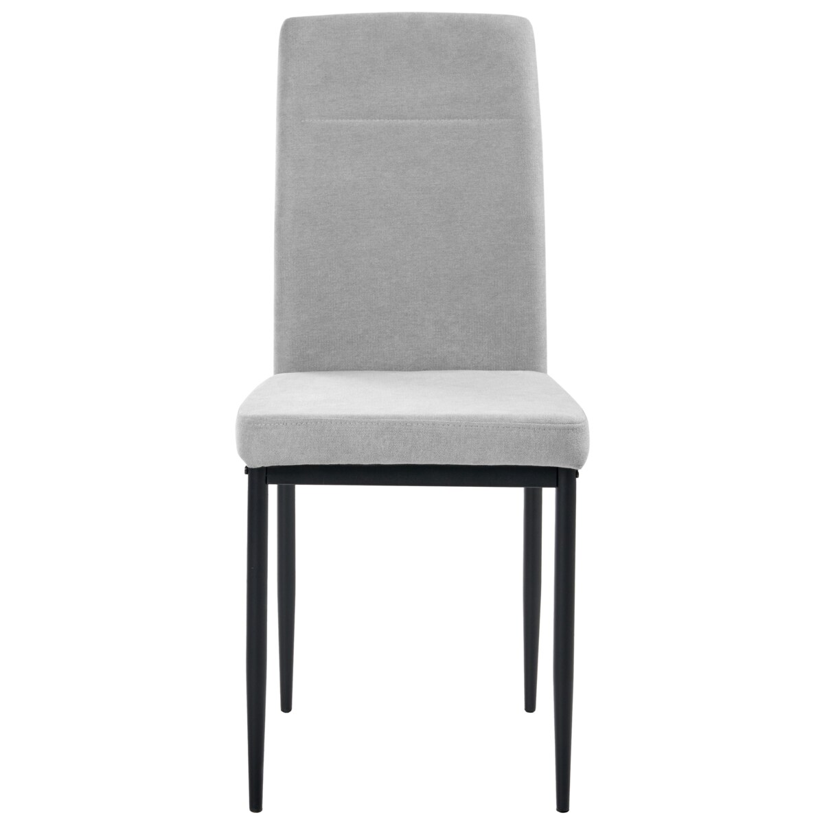 Zestaw 4 krzeseł do jadalni RINER Szary