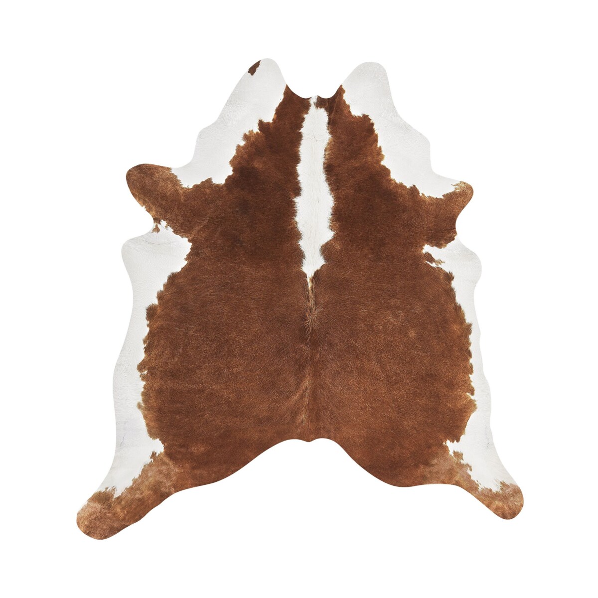 Skóra bydlęca 2-3 m² brązowo-biała NASQU
