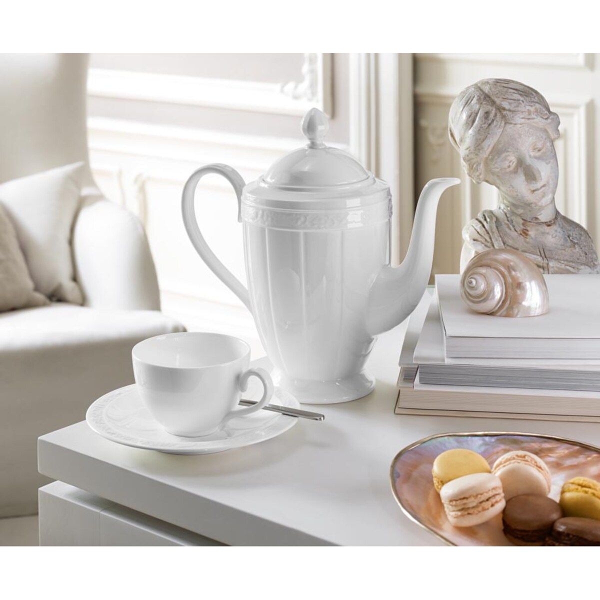 Dzbanek do kawy White Pearl, 1350 ml, Villeroy & Boch