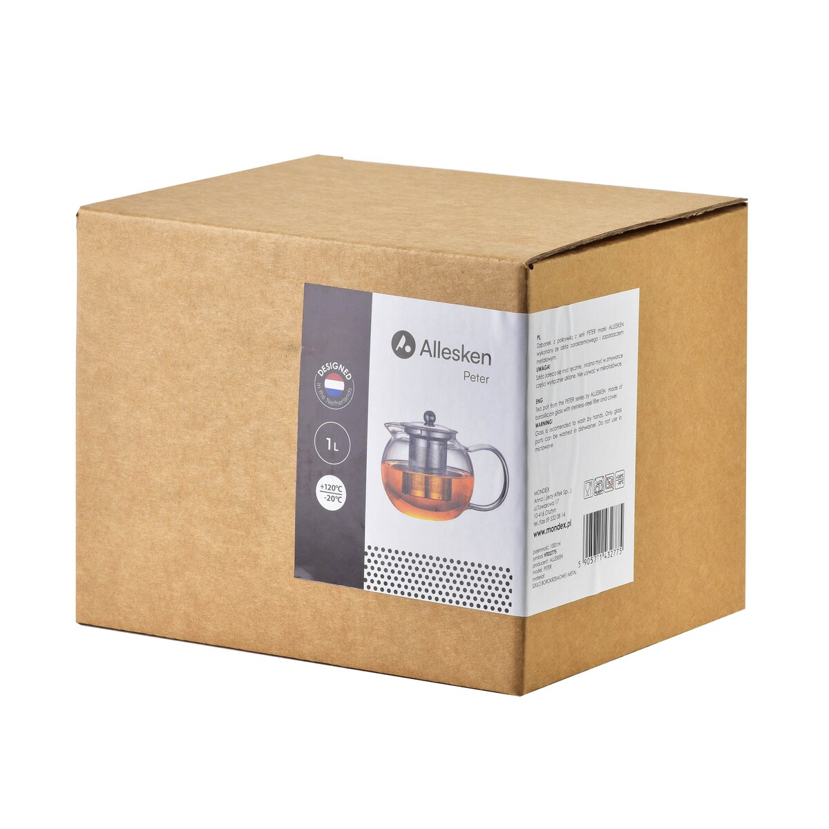 PETER Dzbanek 1000ml srebrny filtr