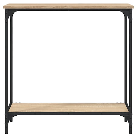 vidaXL Stolik konsolowy Sonoma Oak 75x30,5x75 cm Drewno konstrukcyjne