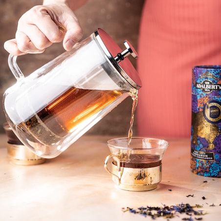 Zaparzacz do kawy herbaty 0.60L French Press srebrny KLAUSBERG