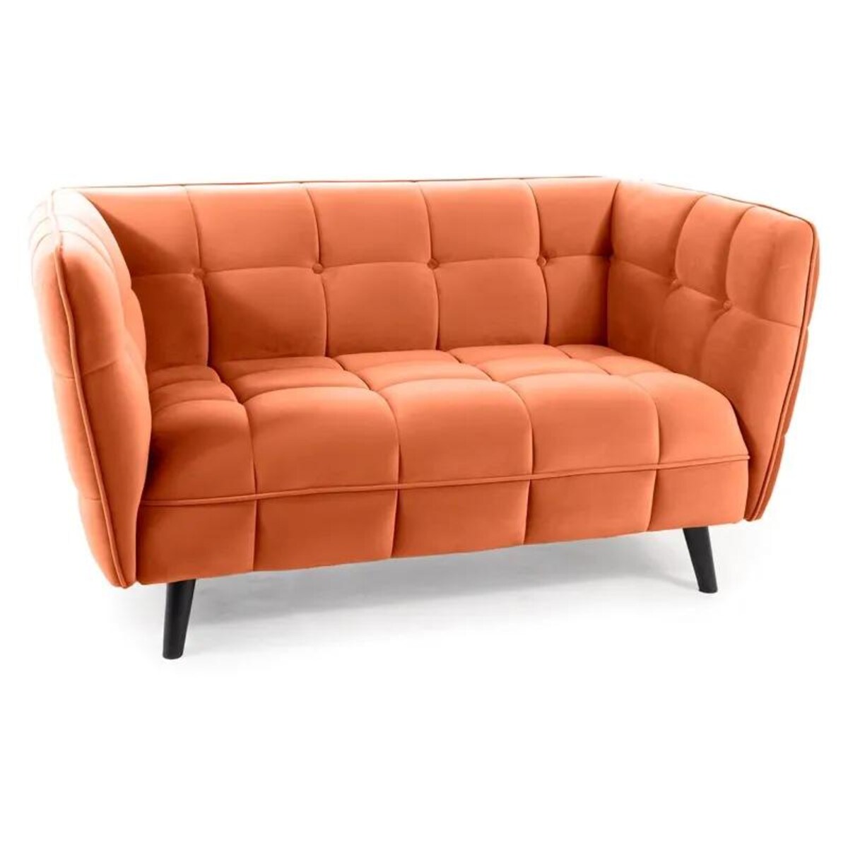 Sofa CASTELLO VELVET 2 cynamonowa