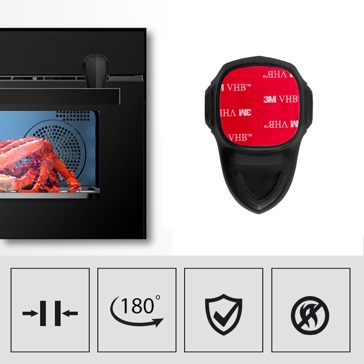 zabezpieczenie piekarnika przed dziećmi, sipo, czarne