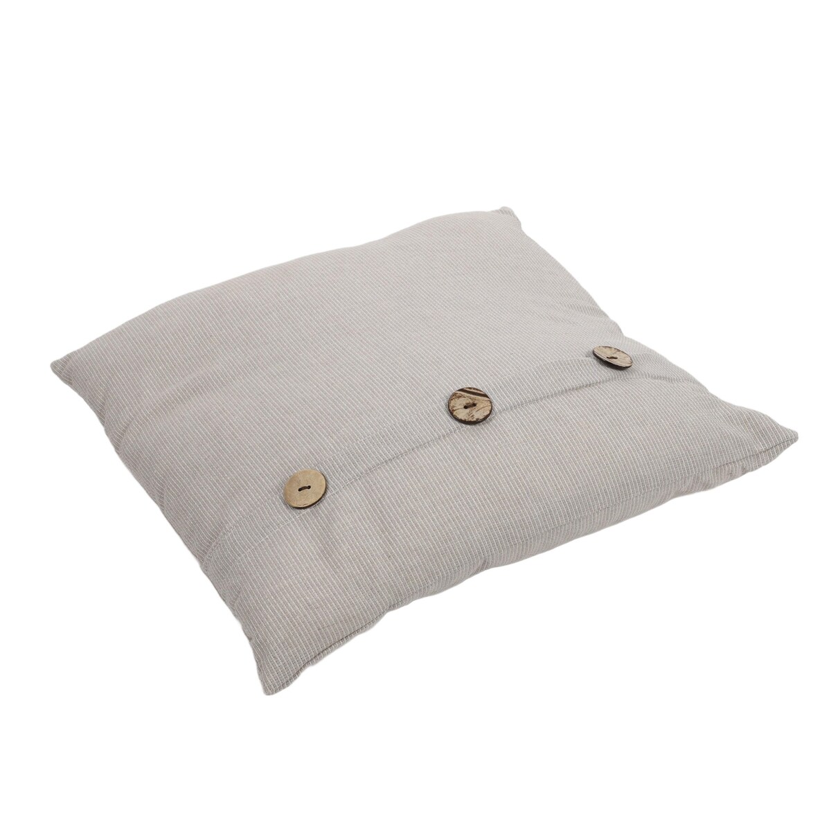 Poduszka dekoracyjna z dużymi guzikami, 45 x 45 cm