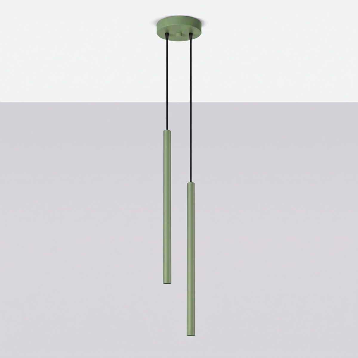 Lampa wisząca PASTELO 2 szałwiowa