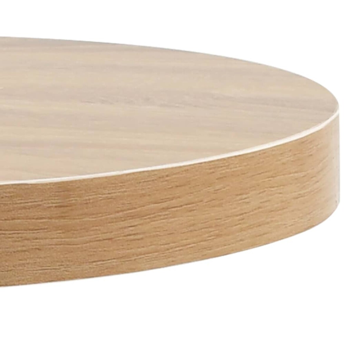 vidaXL Stolik bistro, jasnobrązowy, 60 cm, MDF