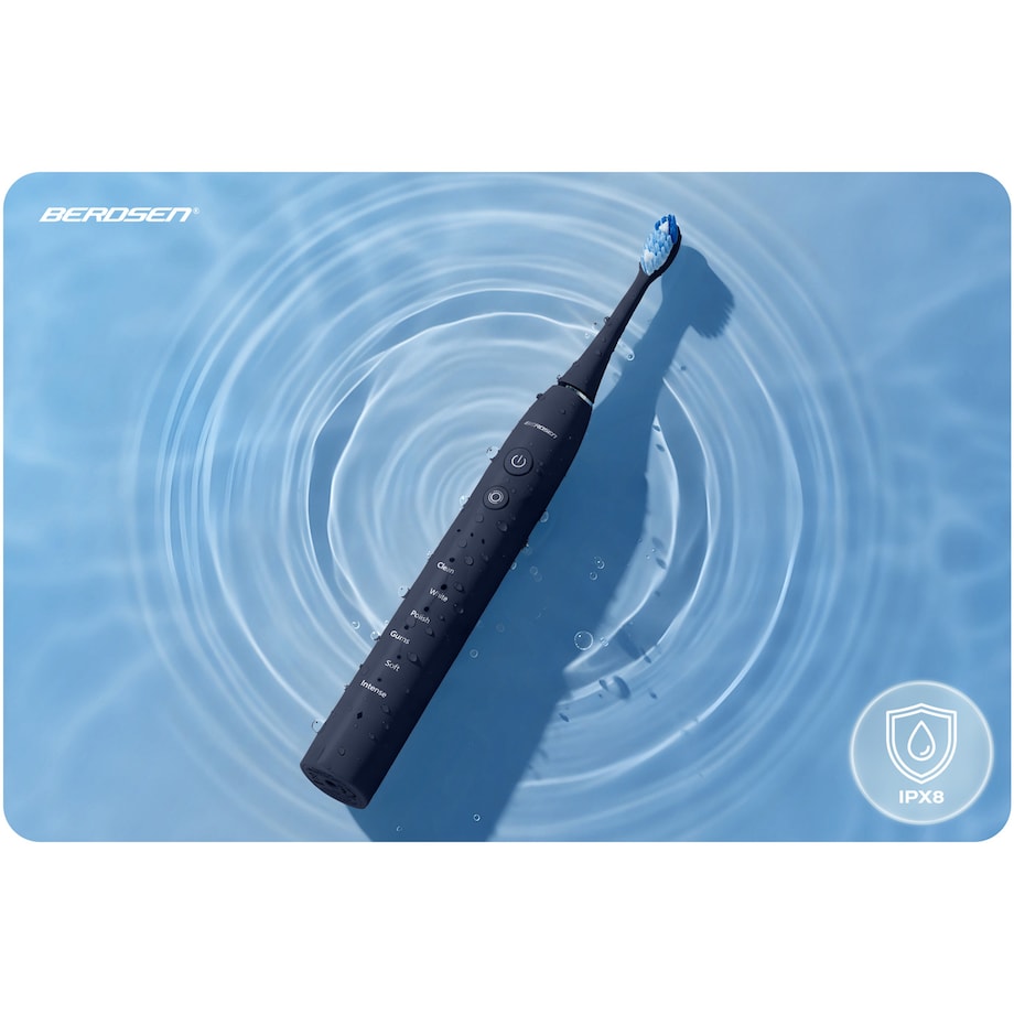 Szczoteczka soniczna do zębów Berdsen Galaxy granatowa + etui 322003