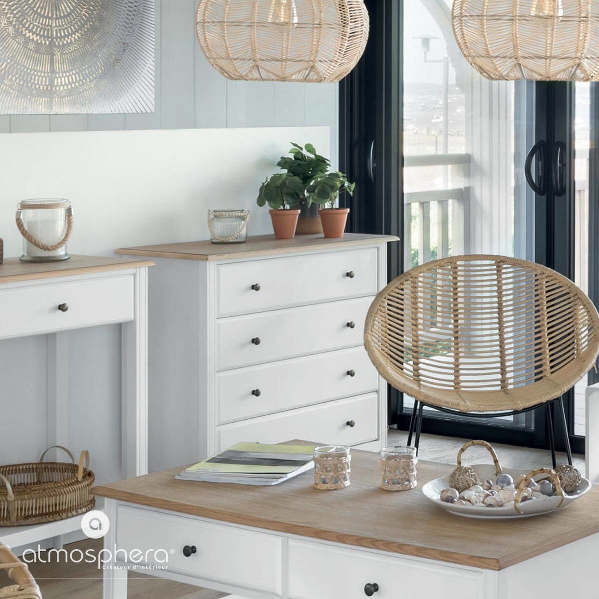 Komoda z 5 szufladami SOLEN, 80 x 40 x 80,5 cm