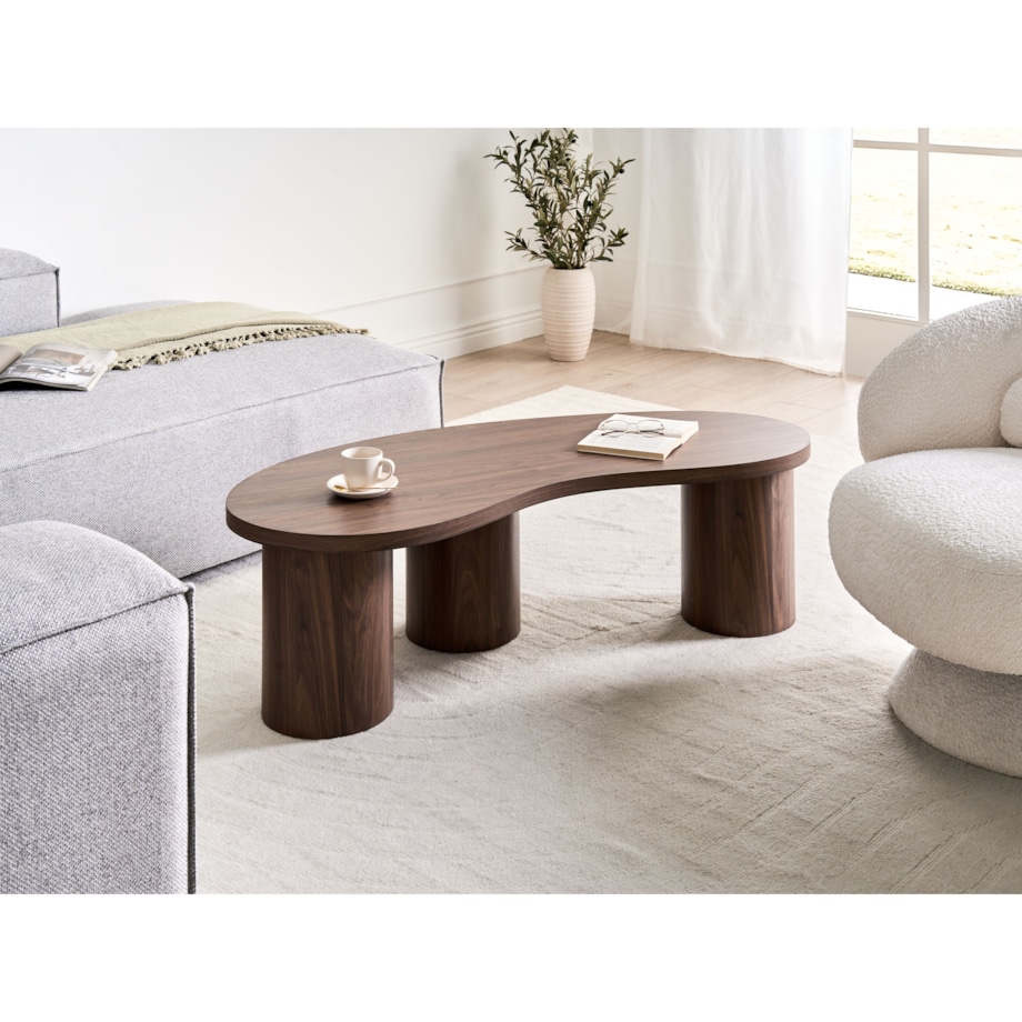 Stolik kawowy EASTON Ciemnobrązowy