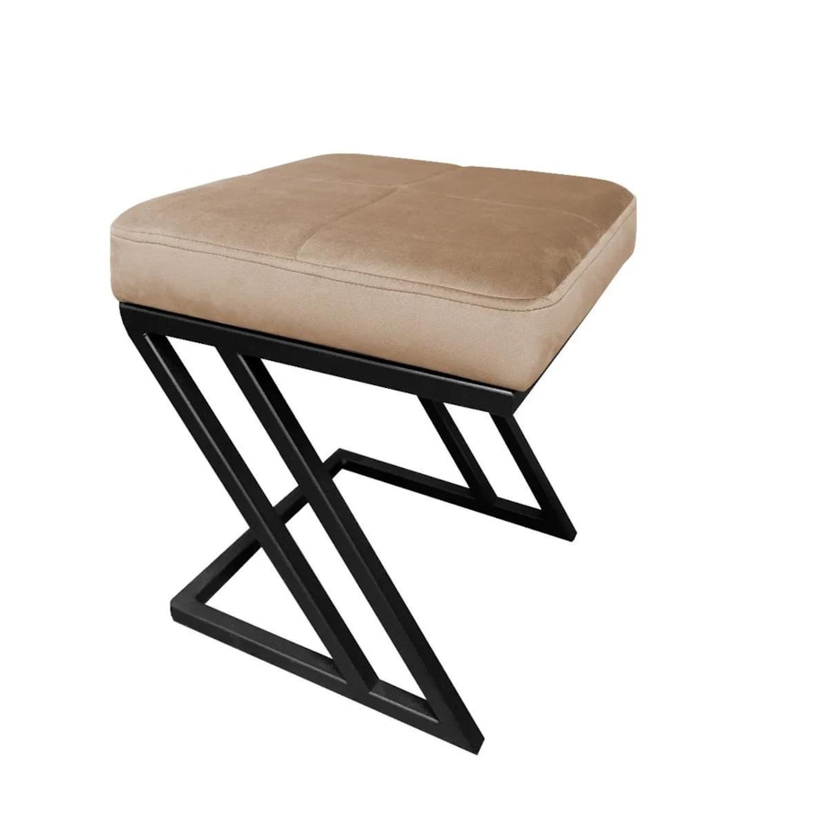 Pufa ZAZU MG VELVET beżowa