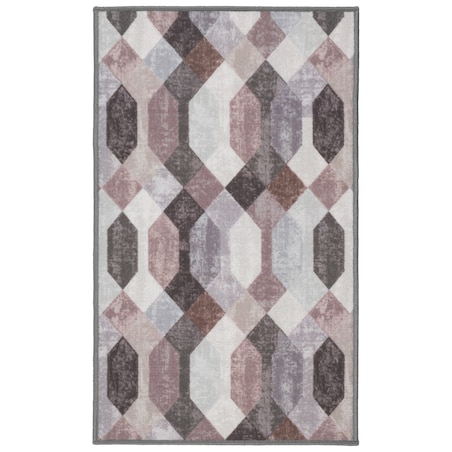 Chodnik Antypoślizgowy Vita 60x100 cm Geometryczny Wielokolorowy