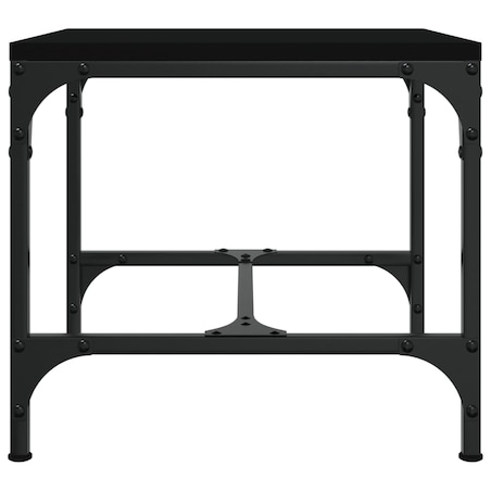 vidaXL Stolik kawowy, czarny, 50x50x35 cm, materiał drewnopochodny