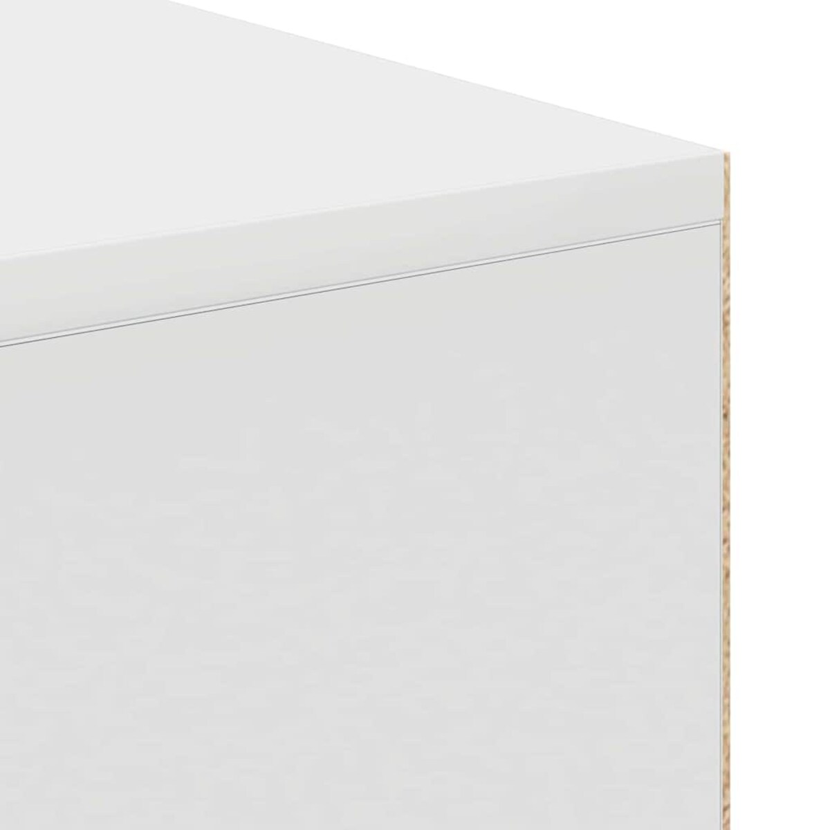 vidaXL Biurko z półką Biały 102 x 50 x 75 cm Materiał drewnopochodny