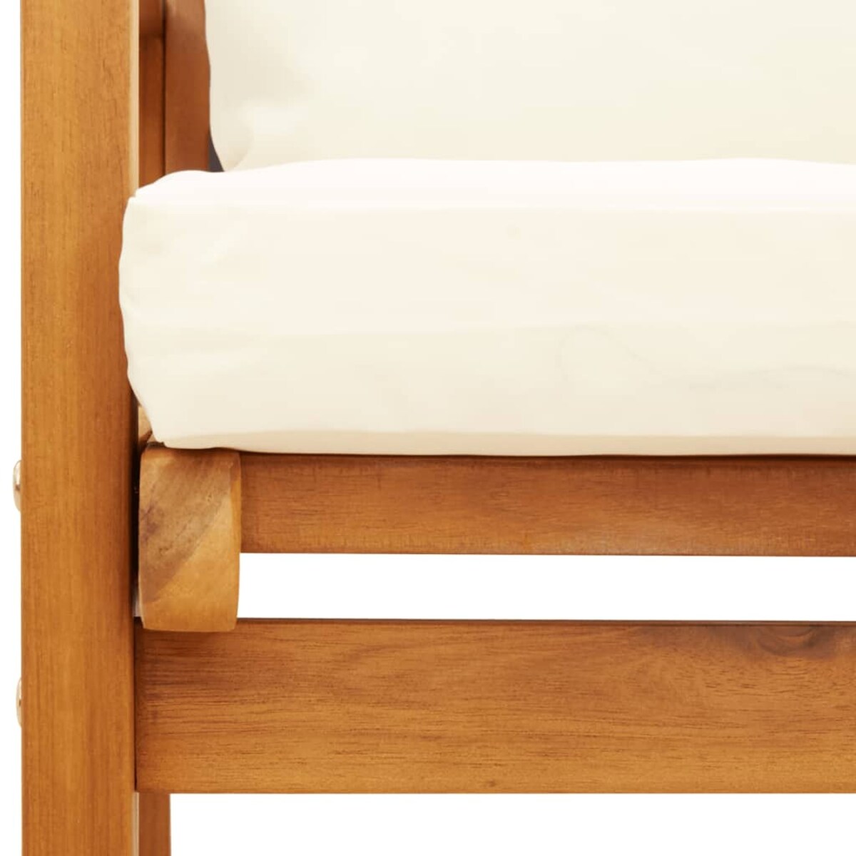 vidaXL Zestaw mebli ogrodowych z poduszkami, lite drewno akacjowe